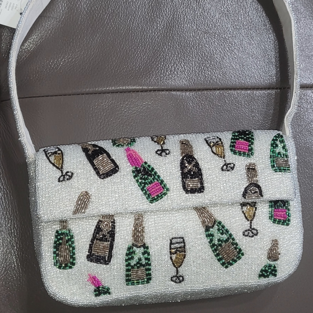 SOLD Anthropologie Fiona Beaded Bag NWT